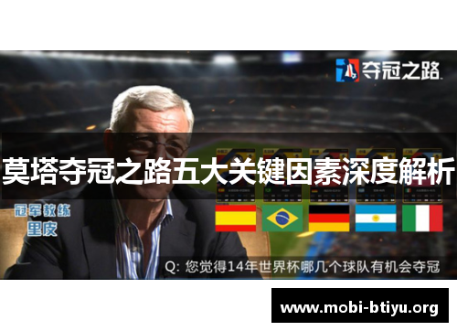 莫塔夺冠之路五大关键因素深度解析